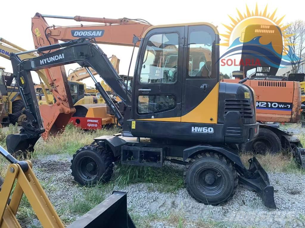 Hyundai R60W HW Колісні екскаватори