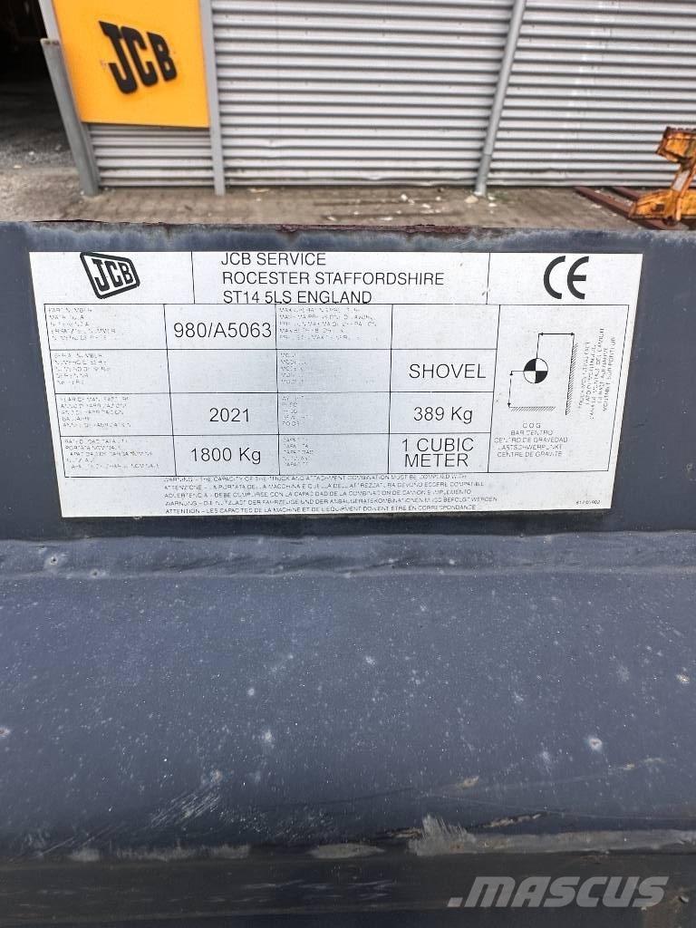 JCB Læsseskovl - 226cm Ковші