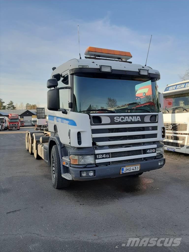 Scania P 124 Вантажівки з гаковим підйомом