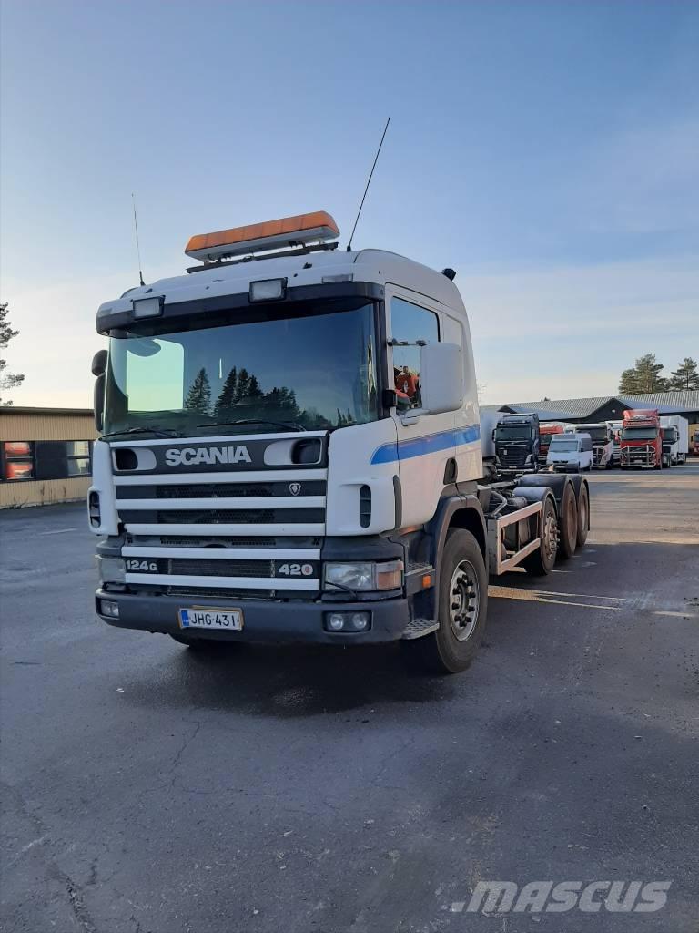 Scania P 124 Вантажівки з гаковим підйомом