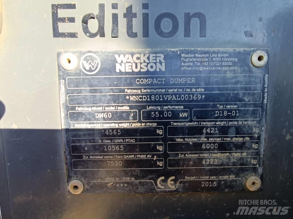 Wacker Neuson DW 60 Міні самоскиди