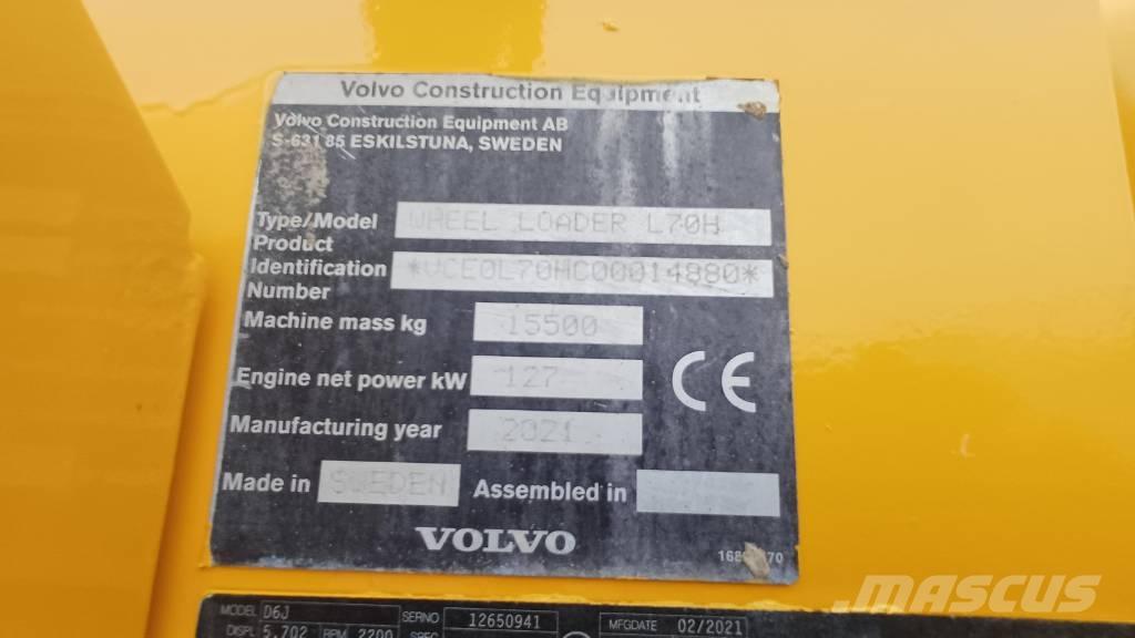 Volvo L 70 H Фронтальні навантажувачі