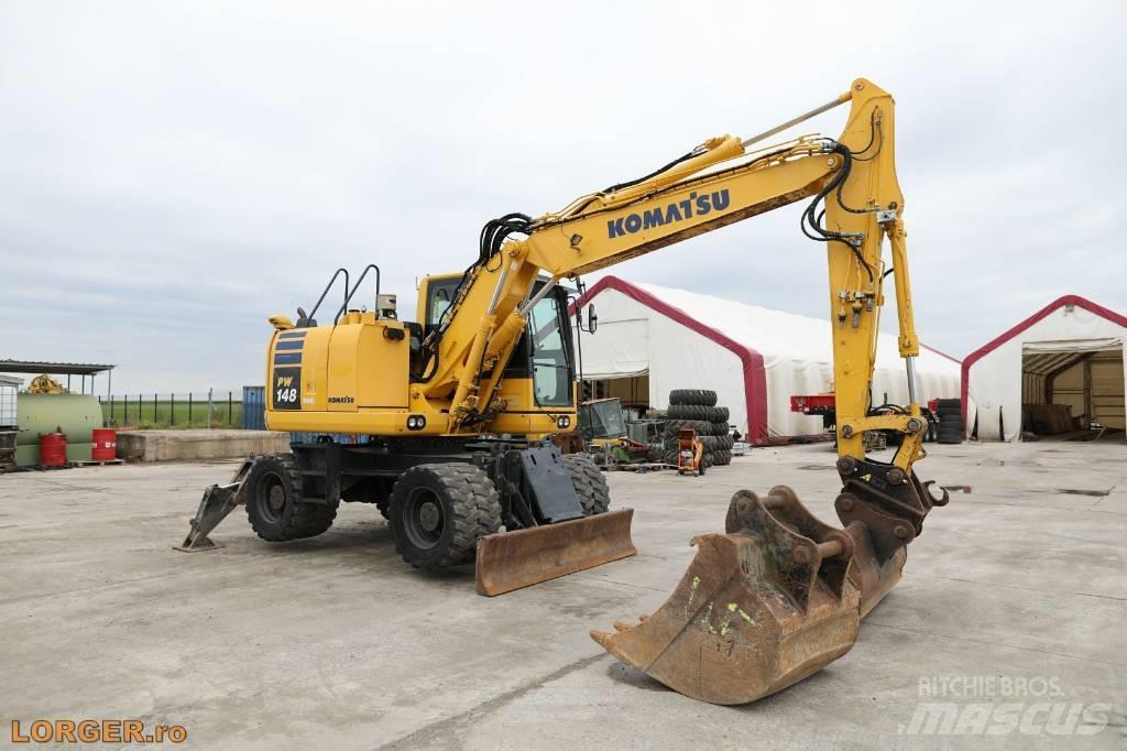 Komatsu PW 148-10 Колісні екскаватори