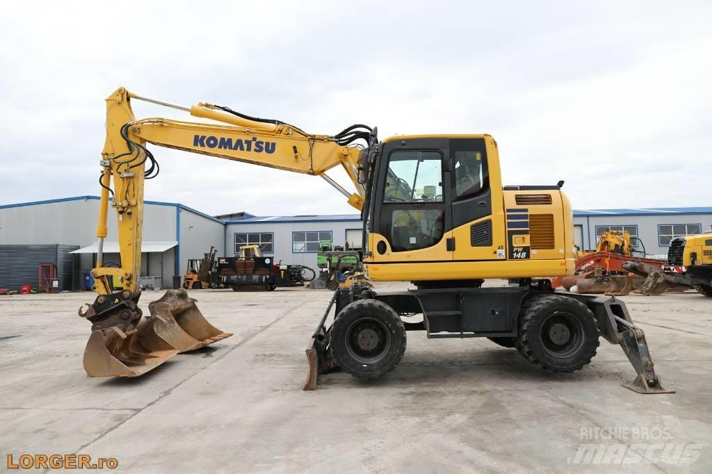 Komatsu PW 148-10 Колісні екскаватори