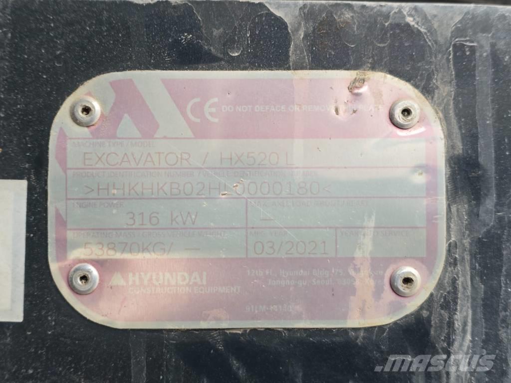 Hyundai HX 520 L Гусеничні екскаватори