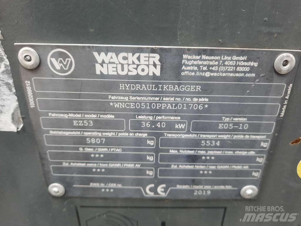 Wacker Neuson EZ 53 Міні-екскаватори < 7т