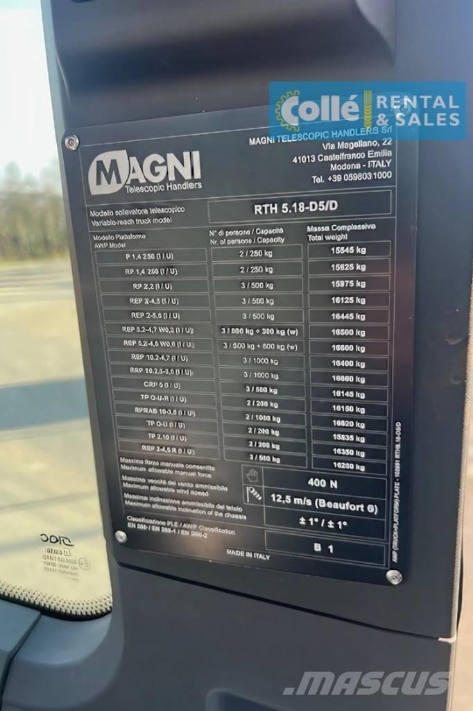 Magni RTH 5.18 | 2024 Телескопічні навантажувачі