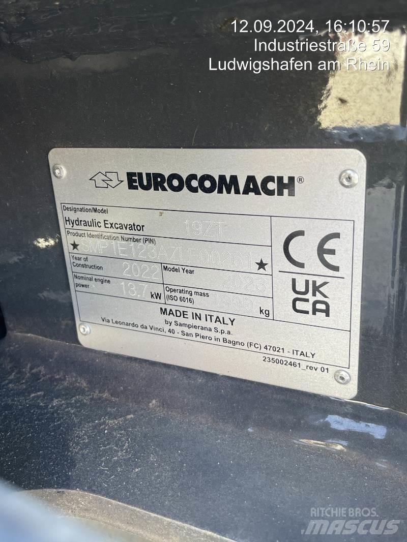 Eurocomach 19ZT Міні-екскаватори < 7т