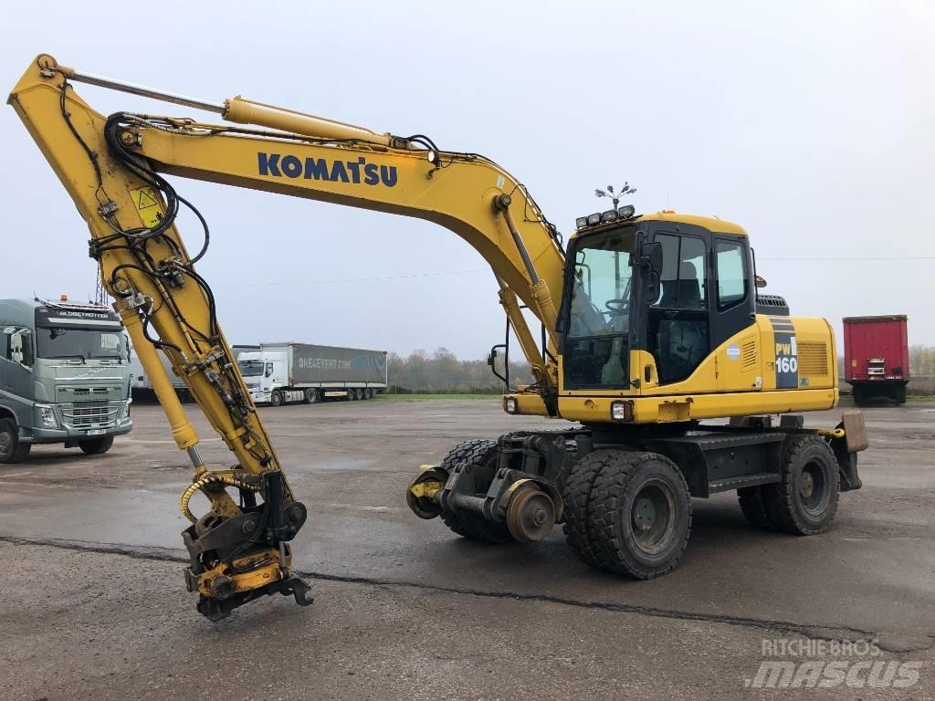 Komatsu PW160-7E0 Колісні екскаватори