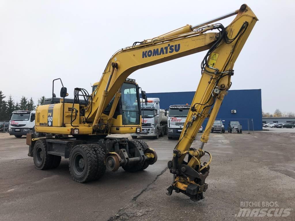 Komatsu PW160-7E0 Колісні екскаватори