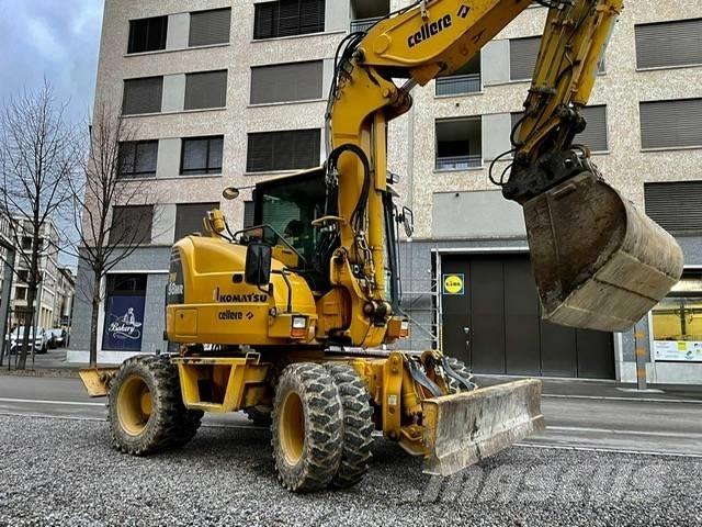 Komatsu PW 98 MR Колісні екскаватори