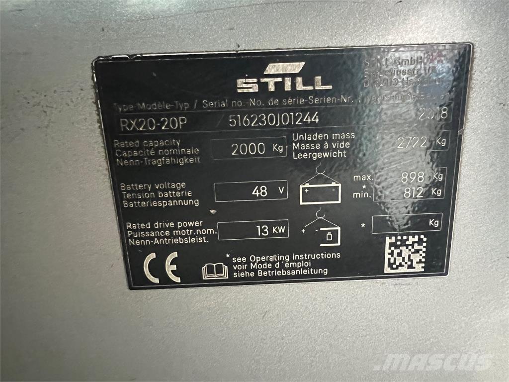 Still RX20-20P Електронавантажувачі