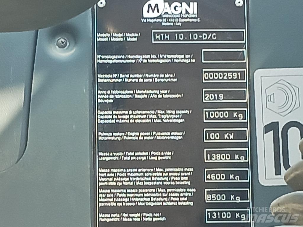 Magni HTH 10.10 Телескопічні навантажувачі