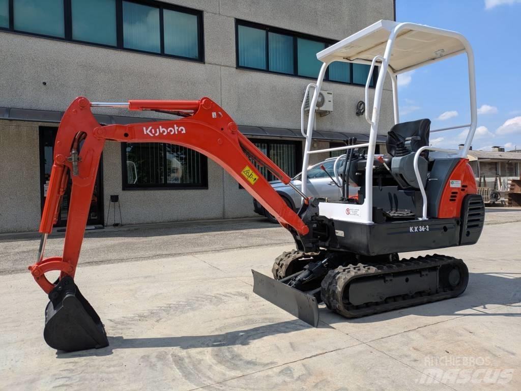 Kubota KX 36-3 Міні-екскаватори < 7т