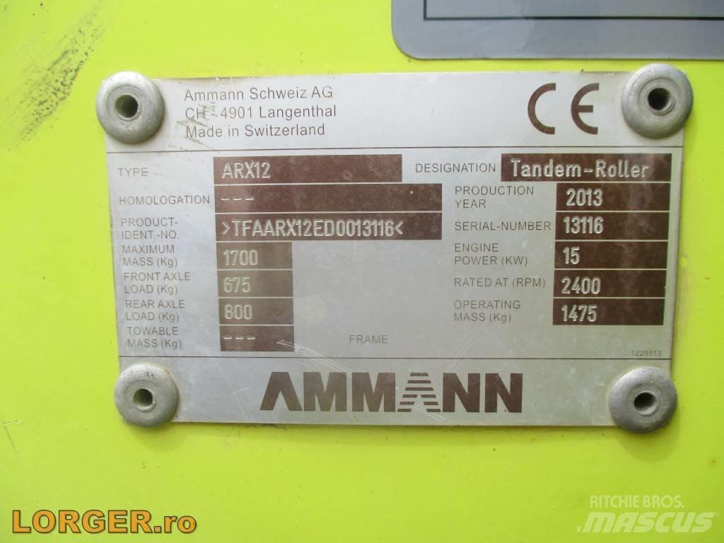 Ammann ARX 12 Котки тротуарні