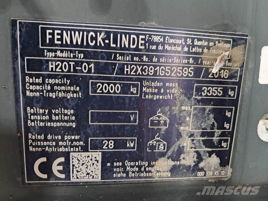 Linde H20T-01 Газові навантажувачі