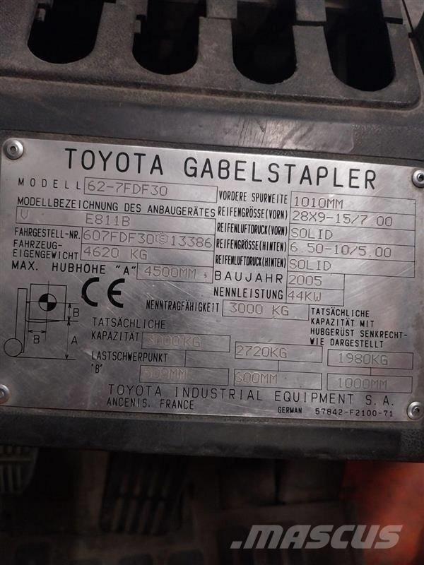 Toyota 62-7FDF30 Інше