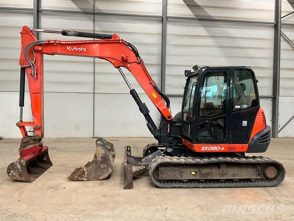 Kubota KX 080-4 Середні екскаватори 7т. - 12т.