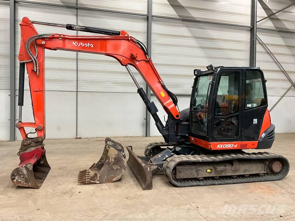 Kubota KX 080-4 Середні екскаватори 7т. - 12т.