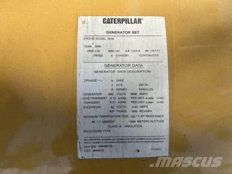 CAT SR4 - 827 frame Інші генератори