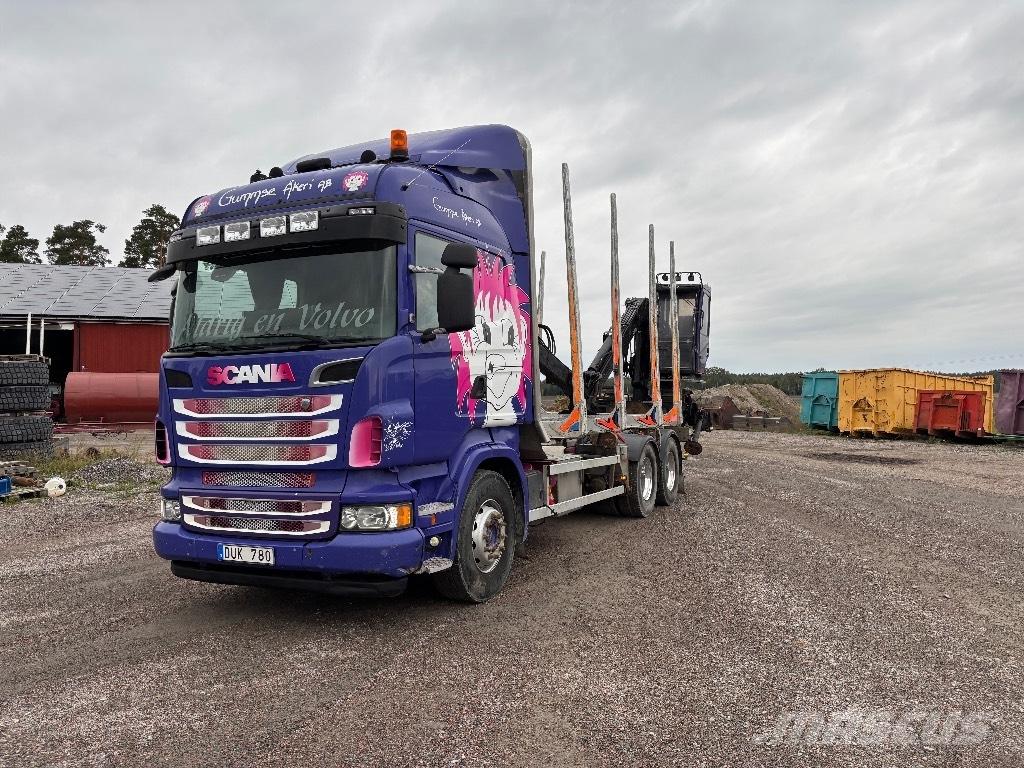 Scania 560. 6x4 Лісовози