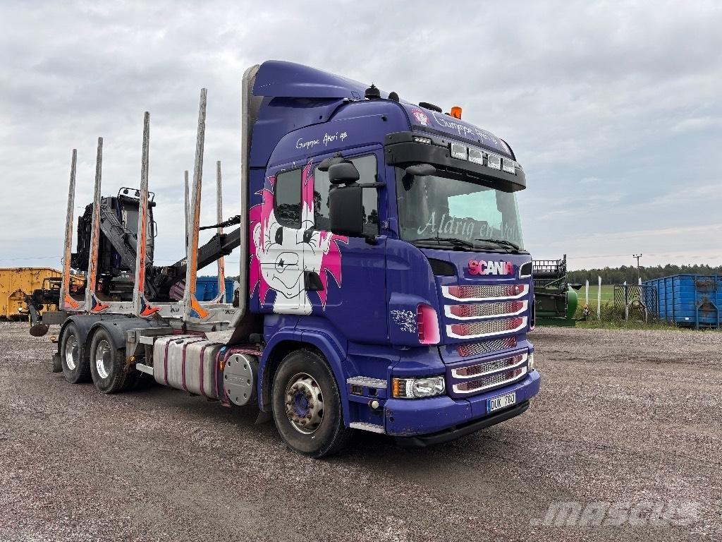Scania 560. 6x4 Лісовози