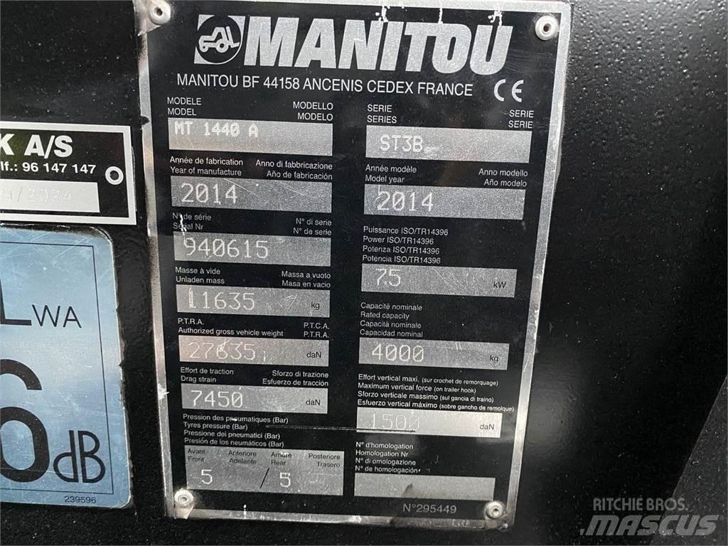 Manitou MT1440A Телескопічні навантажувачі