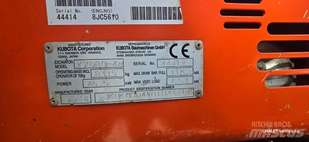 Kubota KX 808-4 A2 Середні екскаватори 7т. - 12т.