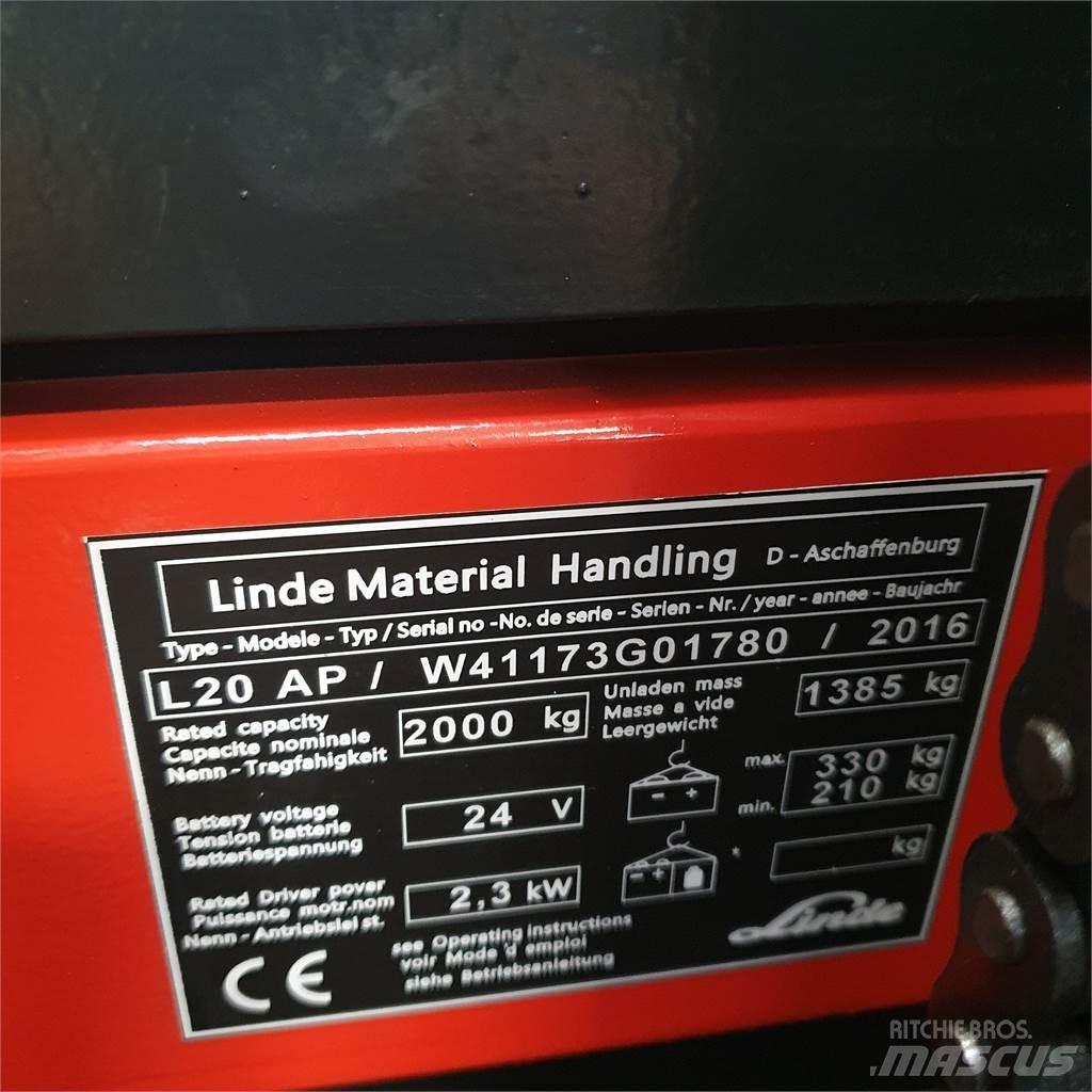 Linde L20APi Ручний візок