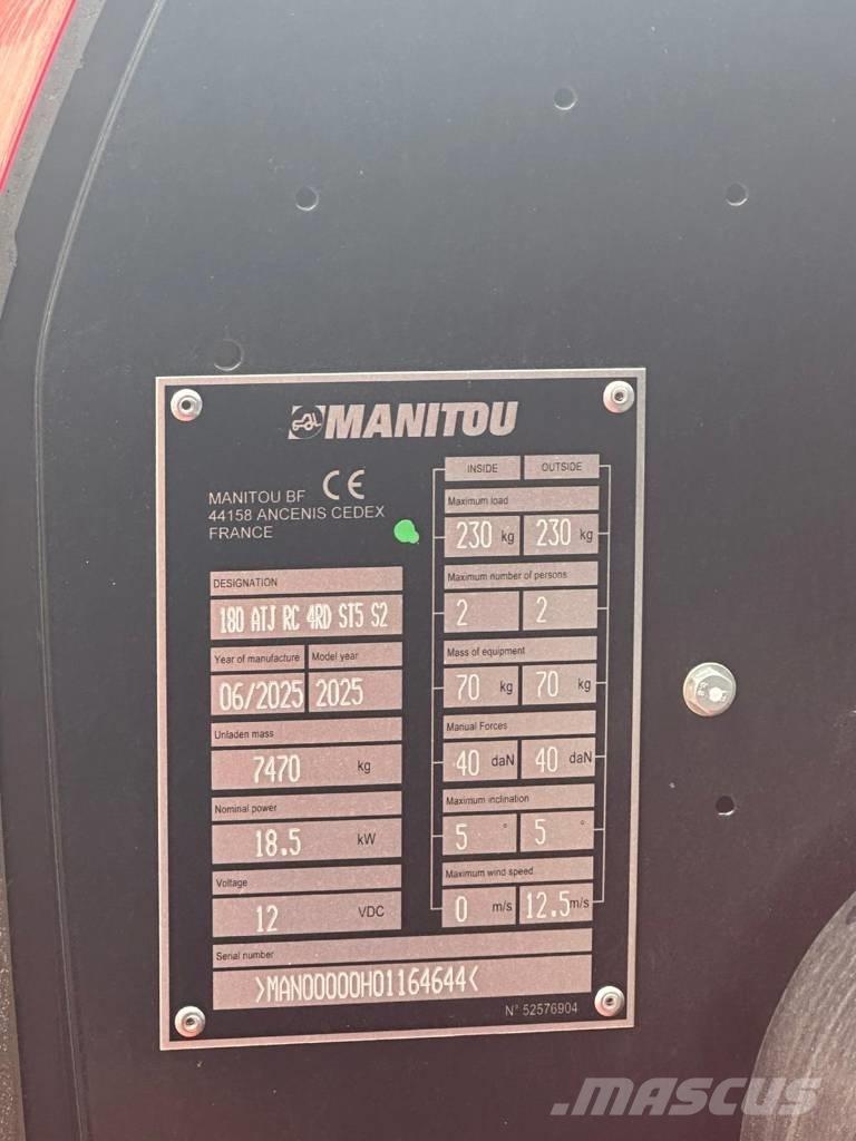 Manitou 180 ATJ Колінчаті підйомники