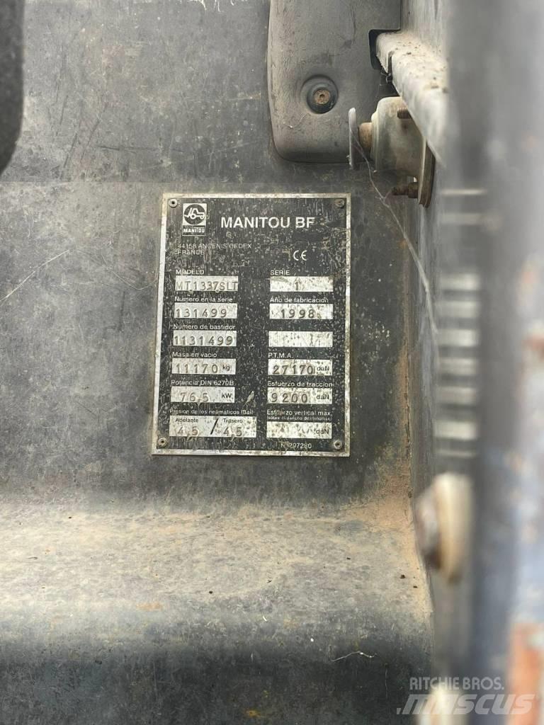 Manitou MT 1337 SL T Телескопічні навантажувачі