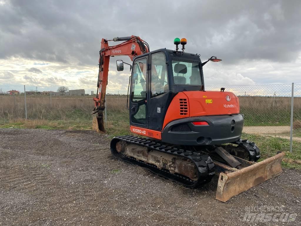 Kubota KX 080-4 Середні екскаватори 7т. - 12т.