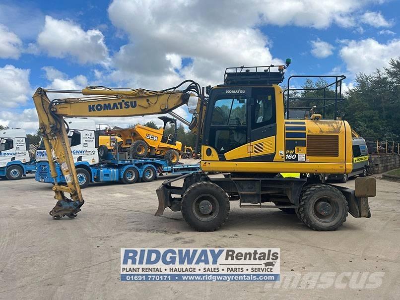 Komatsu PW 160 Колісні екскаватори