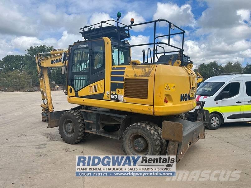 Komatsu PW 160 Колісні екскаватори