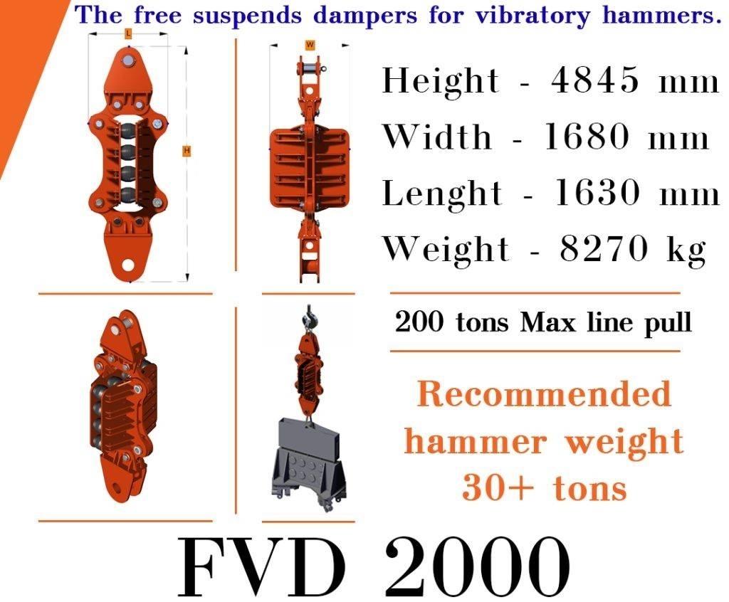  Finaros FVD 2000 Гідравлічні пальові молоти