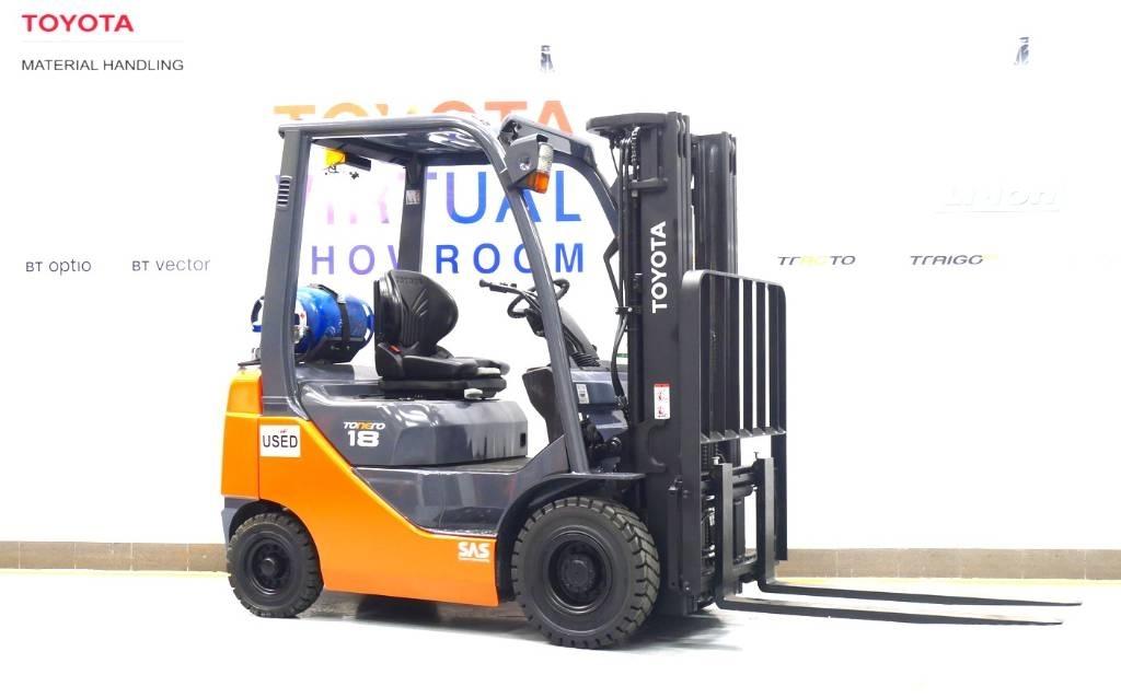 Toyota 02-8FGF18 Газові навантажувачі