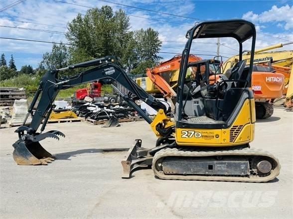 John Deere 27D Міні-екскаватори < 7т