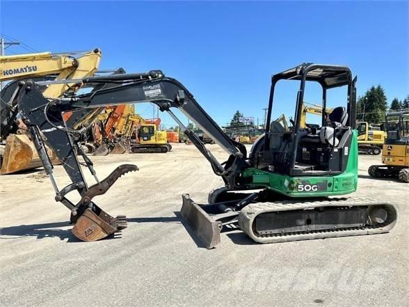John Deere 50G Міні-екскаватори < 7т