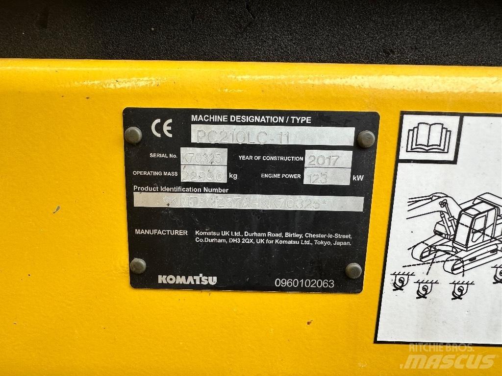 Komatsu PC 210 LC-11 Гусеничні екскаватори