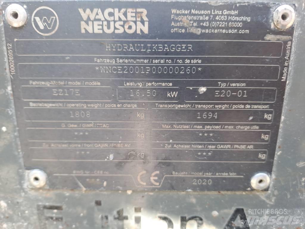 Wacker Neuson EZ17e Гусеничні екскаватори