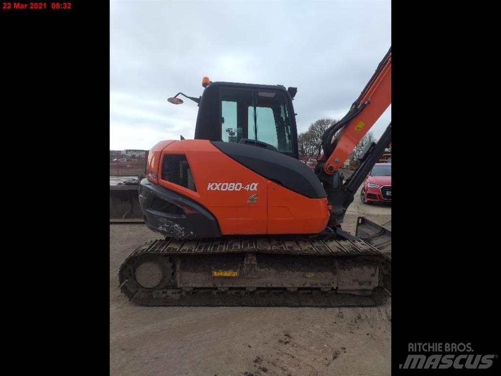Kubota KX 080-4 Середні екскаватори 7т. - 12т.