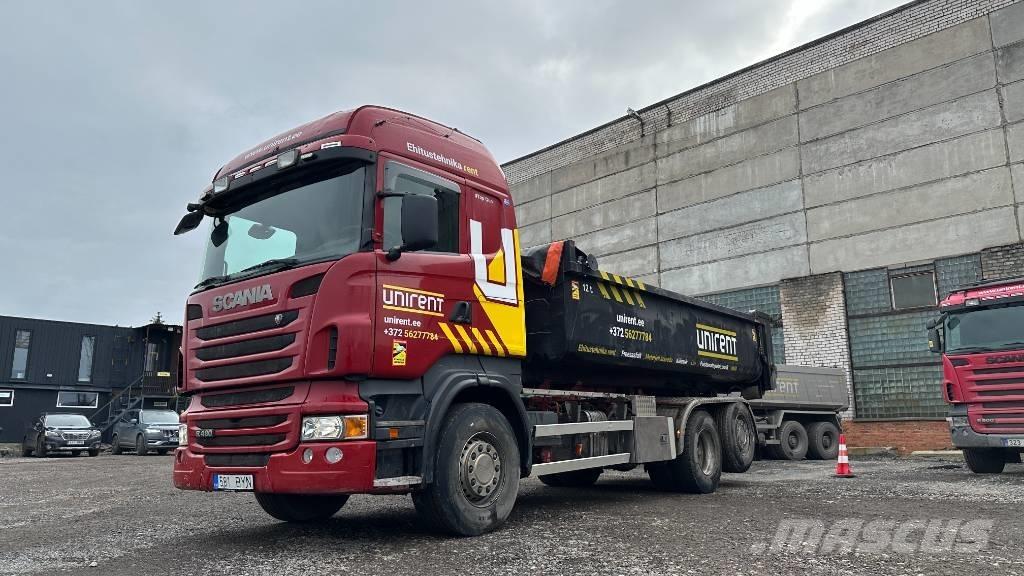Scania R 480 Вантажівки з гаковим підйомом