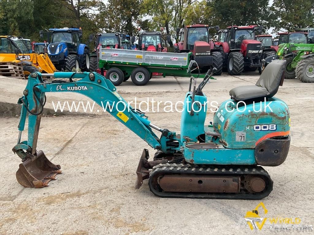 Kubota K 008 Міні-екскаватори < 7т