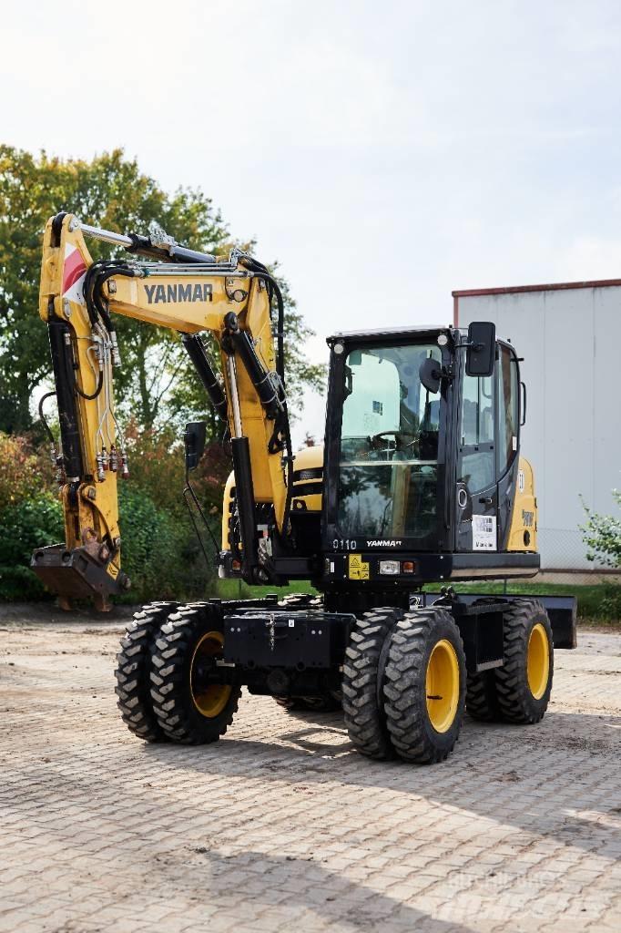 Yanmar B 75 W Колісні екскаватори
