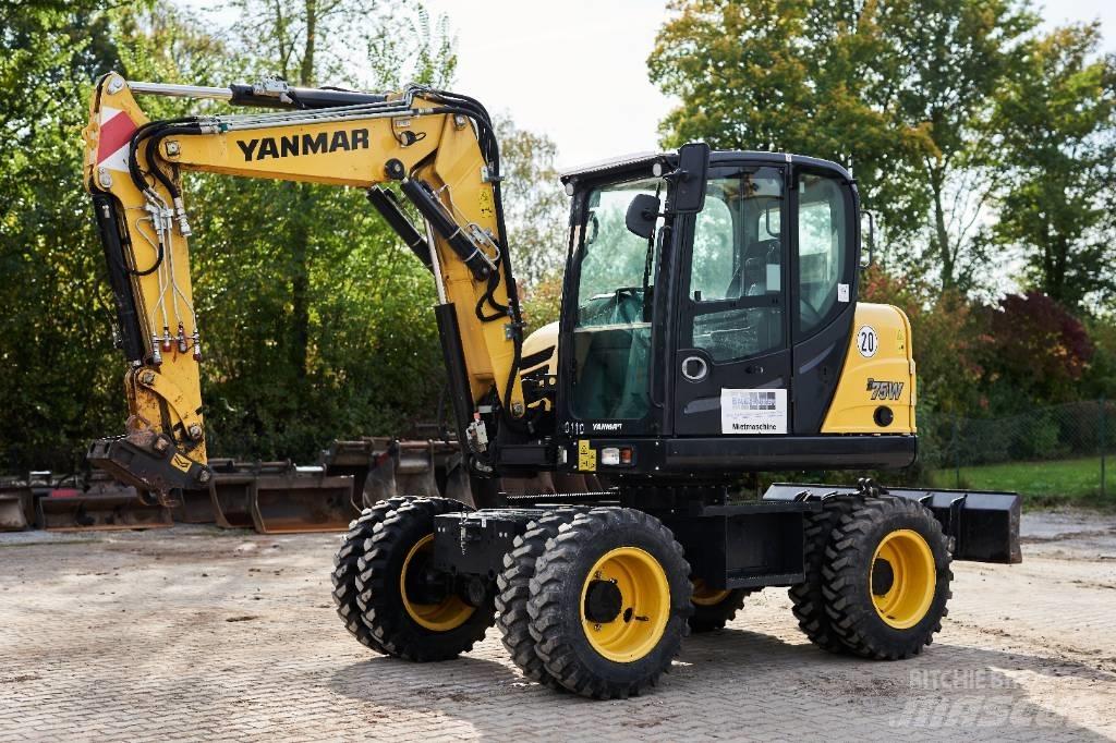 Yanmar B 75 W Колісні екскаватори