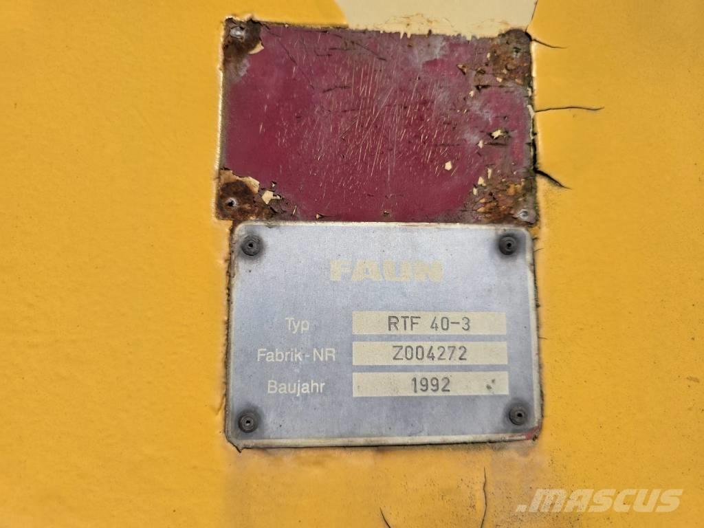 Faun RTF 40-3 автокрани