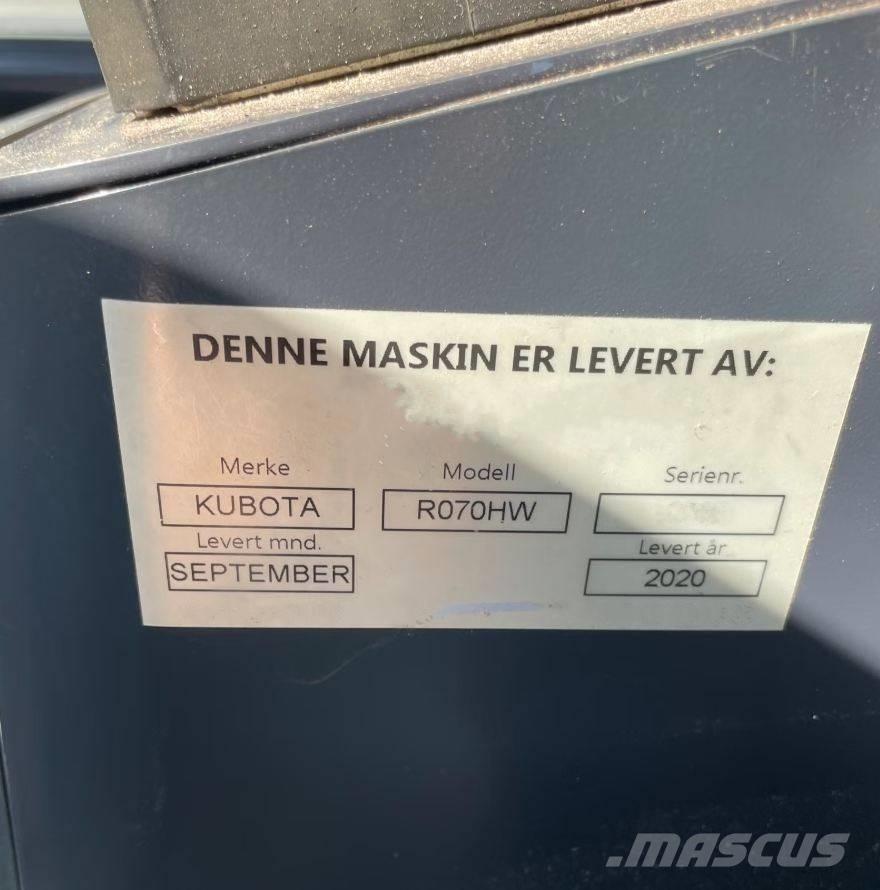 Kubota R 070 HW Фронтальні навантажувачі