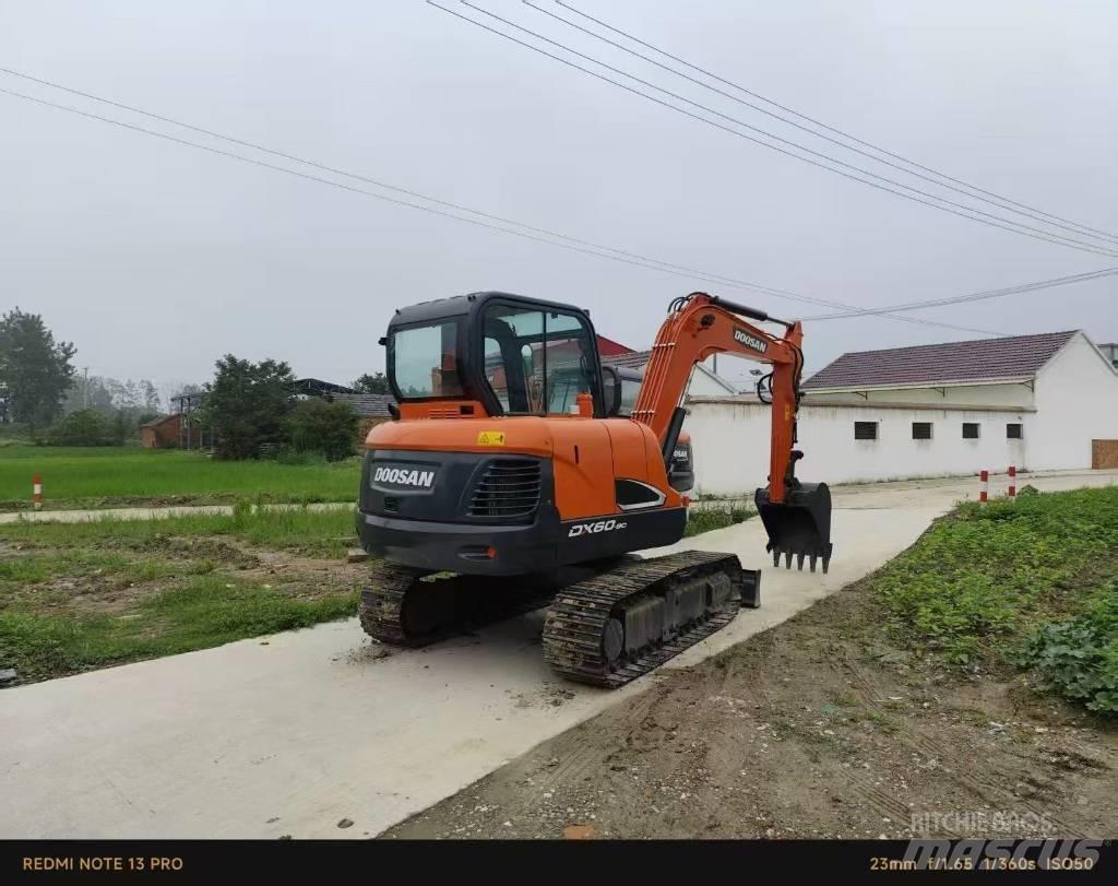 Doosan DX 60 Міні-екскаватори < 7т