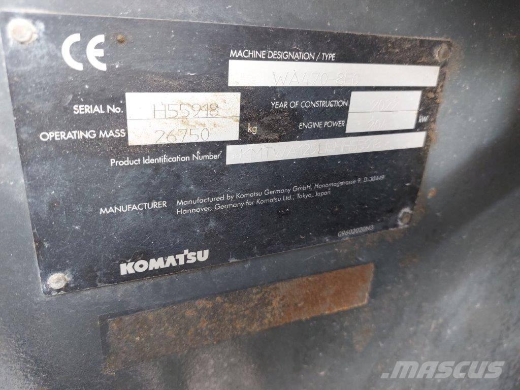 Komatsu WA470-8 Фронтальні навантажувачі