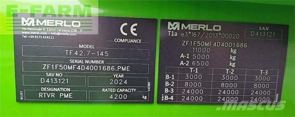 Merlo tf 42.7 - 145 Телескопічний навантажувач